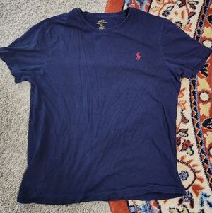 Polo by Ralph Lauren Men's Dark Blue Tee